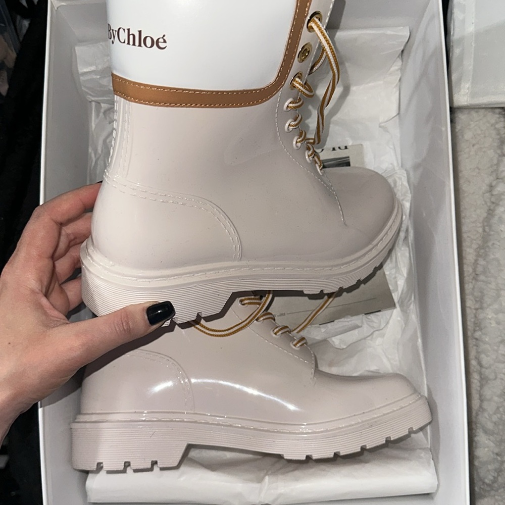 NEW SeeByChloe rain boots - Picture 8 of 9